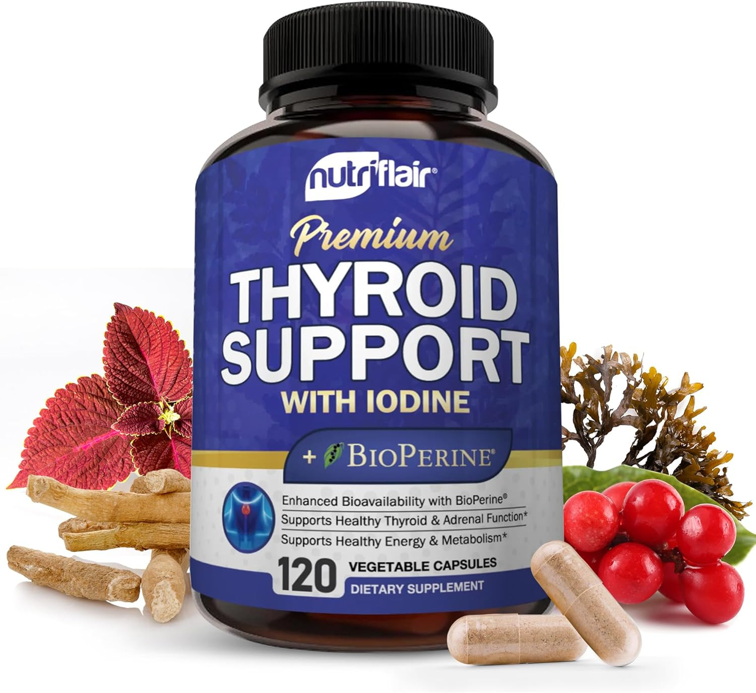 Nutriflair Thyroid Support Complex 120 Capsules
