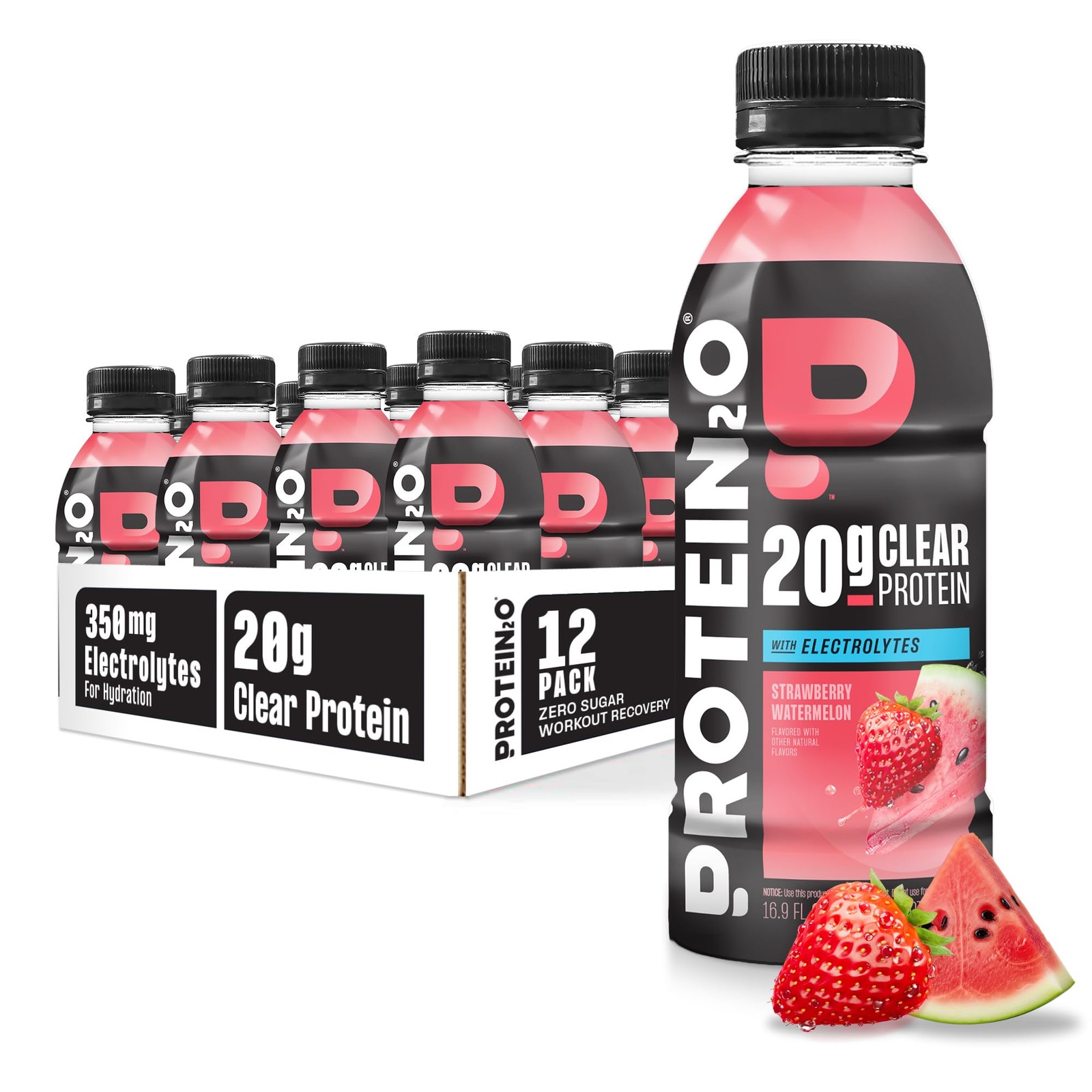 Protein2o Hydration Drink 2in1 Liquid Clear Whey Protein Isolate and Electro…