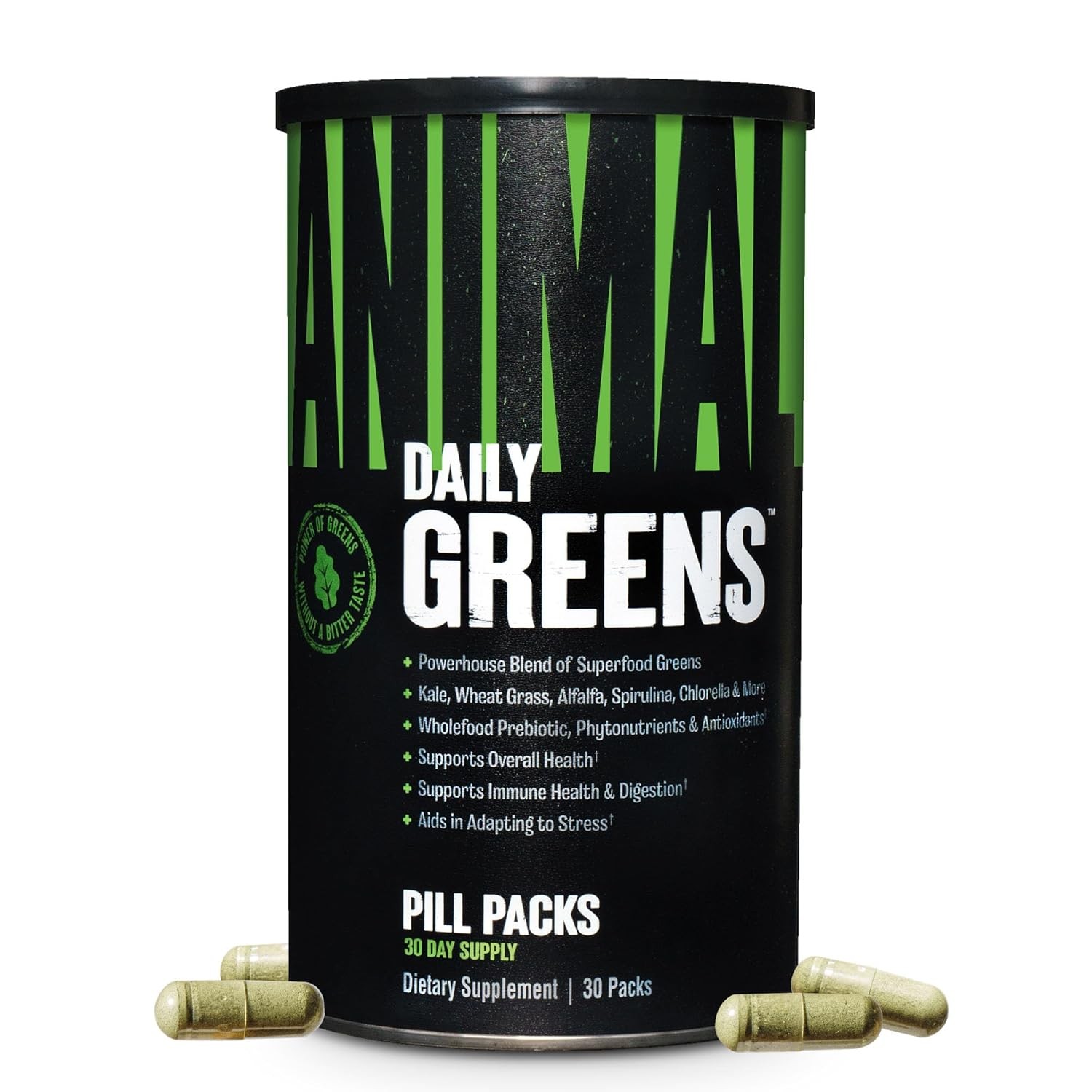 Animal Greens Supplements Daily Greens Pill Packs Kale Wheat Grass Alfalfa