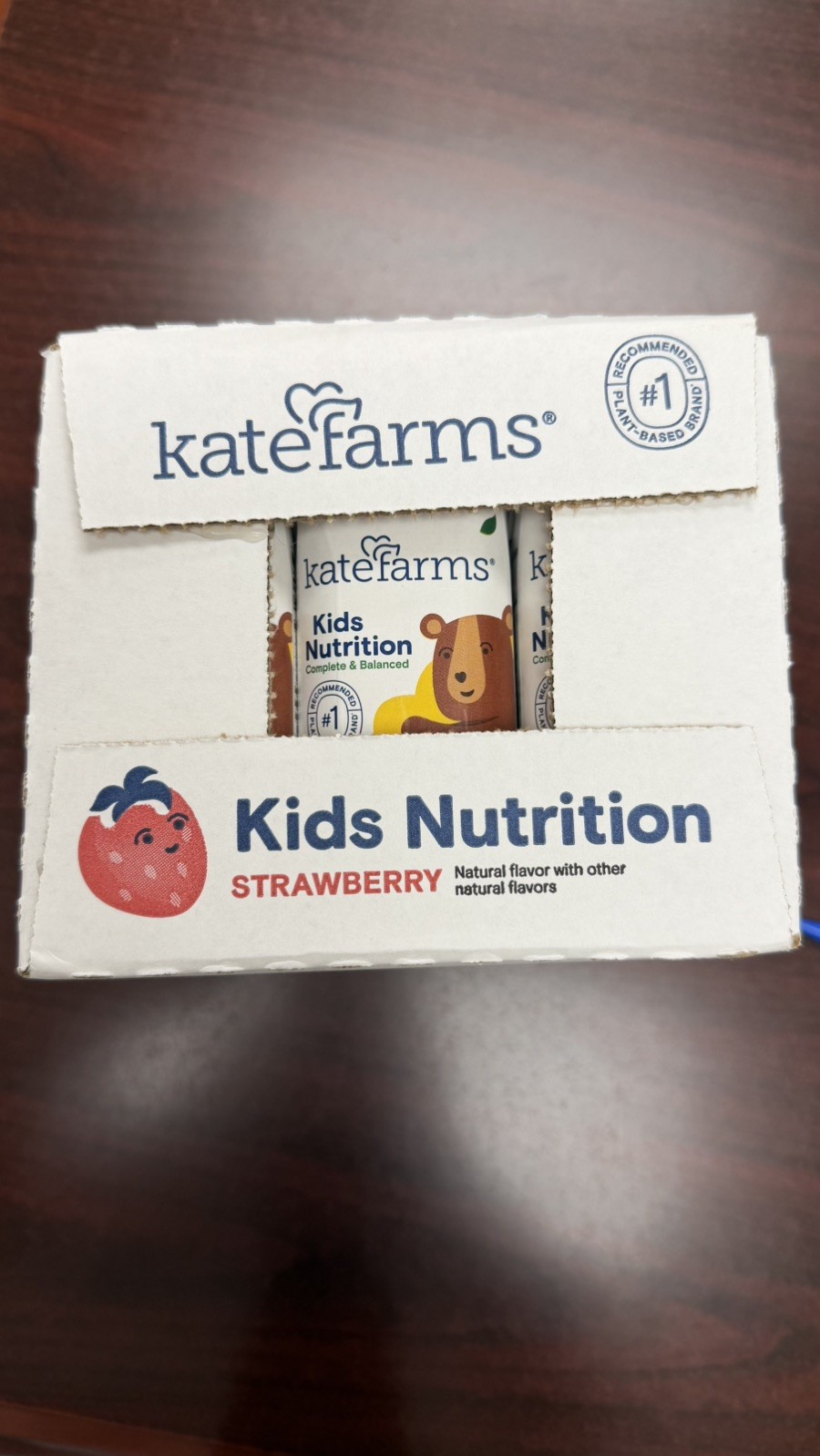 KATE FARMS Organic Nutrition Shake Strawberry Protein Pk 12 (EXP 3/28/27)