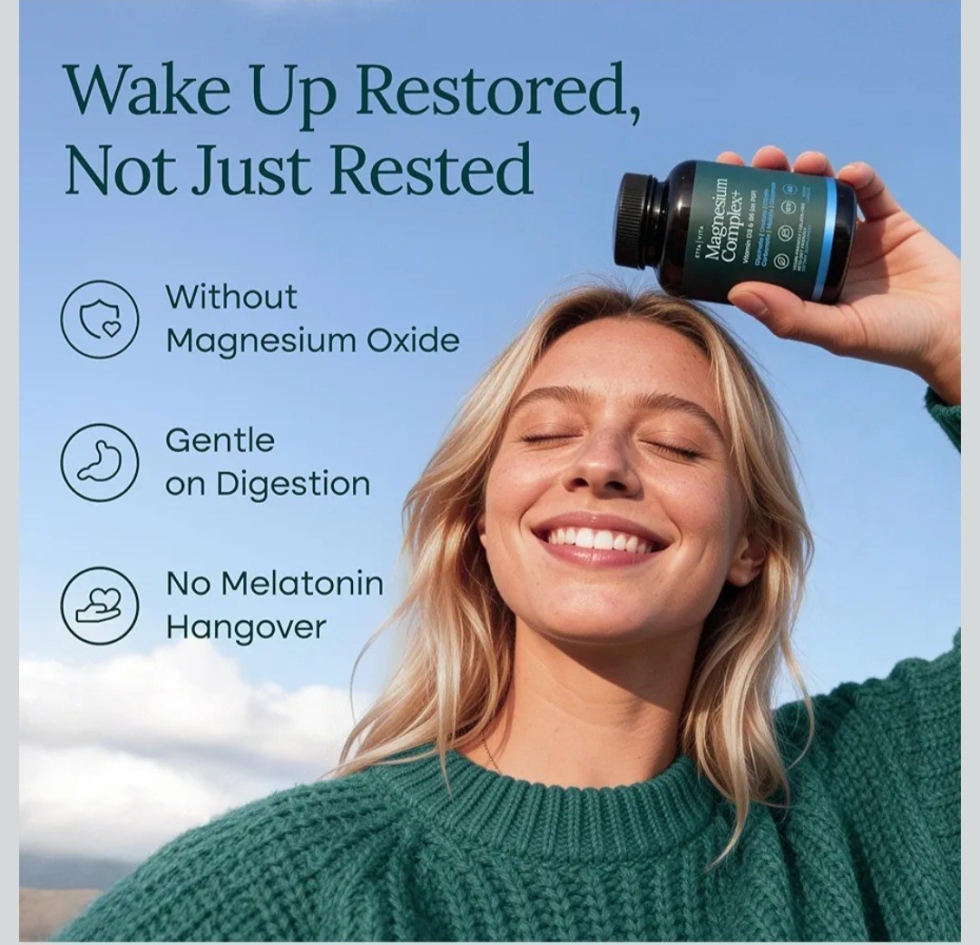 Magnesium Complex (7-in-1) 500mg with D3 & B6 P5P – Multi-Form Blend EXP 01/28