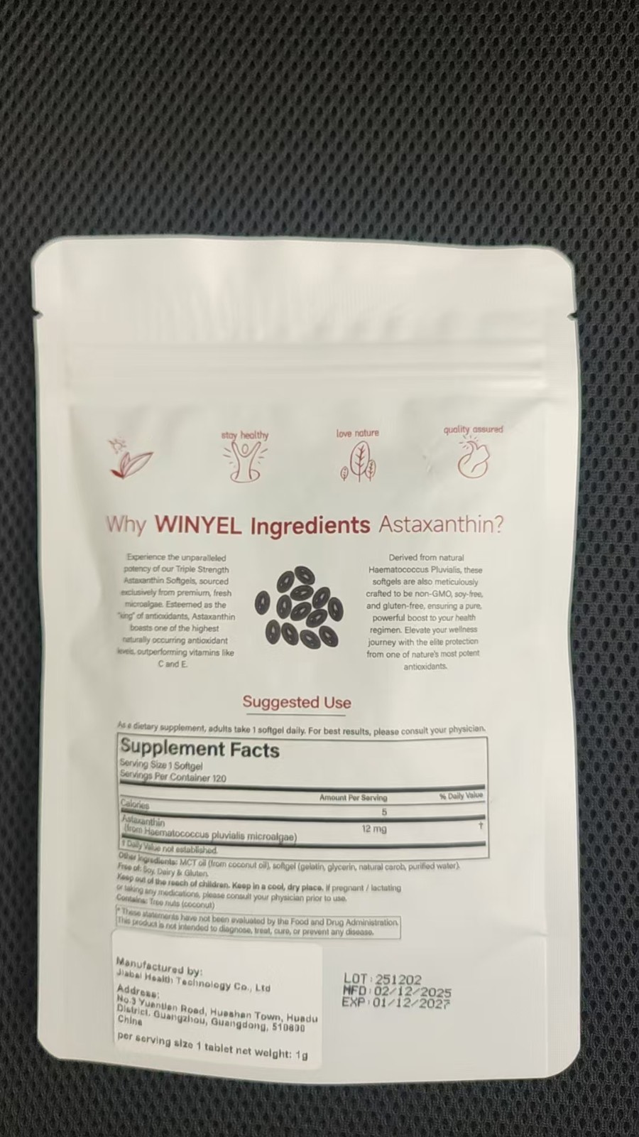 Astaxanthin 12mg with MCT Oil+120 Softgels, 4 Month Supply | Premium Astaxanthi
