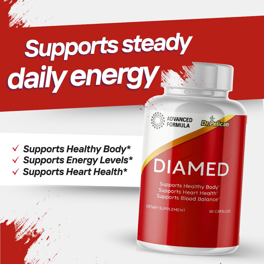 Diamed – Blood Support- 12 Bottles- 720 Capsules