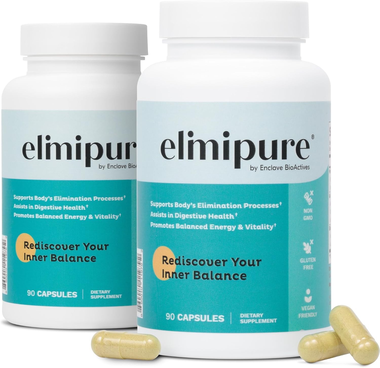 elimipure Gut Cleanse Restore Supplement organic Effective Detox Cleanse Capsule