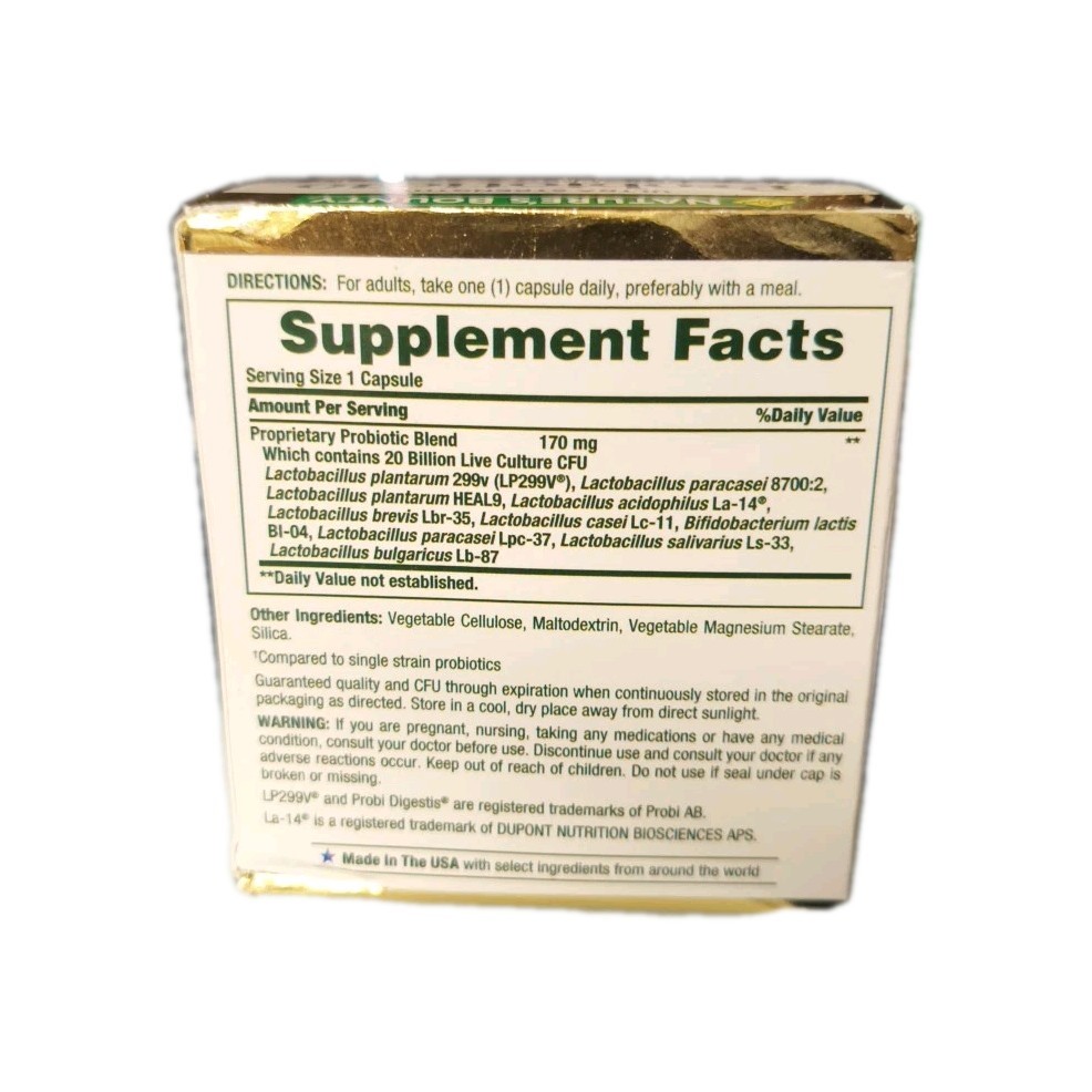 Nature’s Bounty Ultra Probiotic 10 Strength 30 Capsules Exp 01/2027