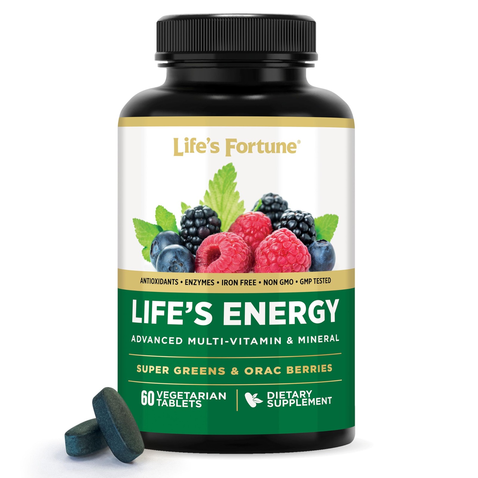 Advanced Multivitamin with Super Greens for Energy Immune and Cognitive Health