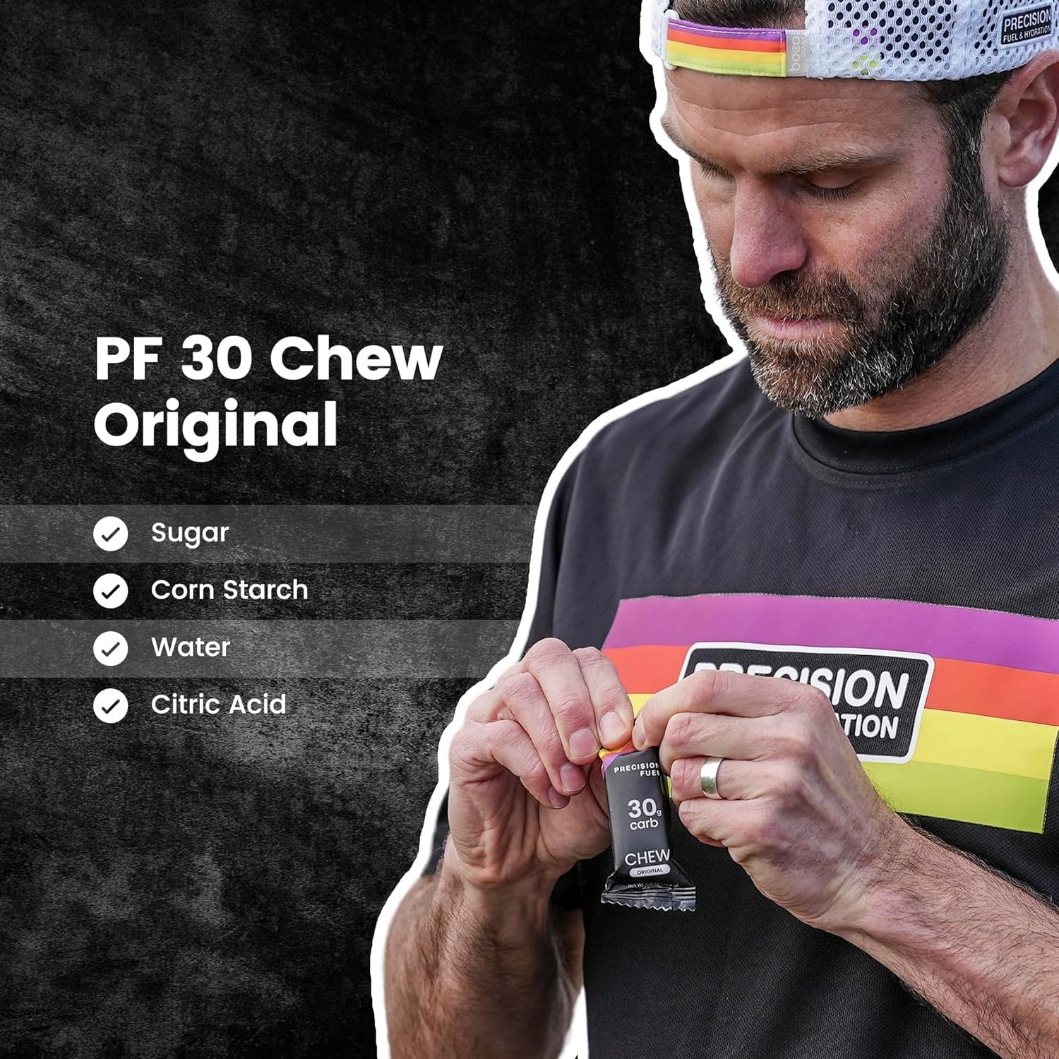 Precision Fuel PF30 Chew Energy Chews – Carbohydrate Fuel for Endurance,Lightwei