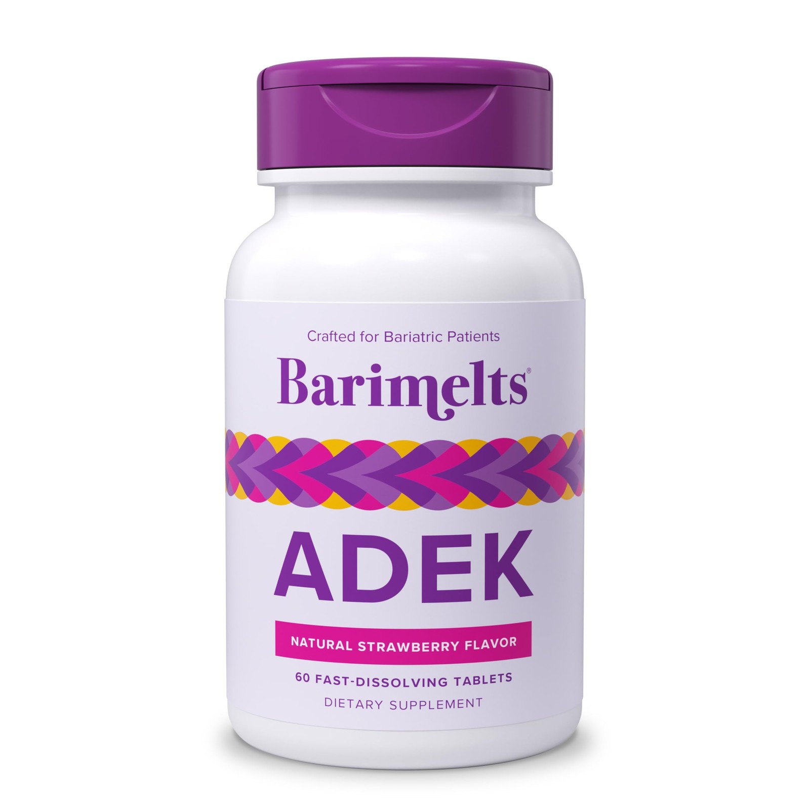 ADEK – 60 Fast-Dissolving Tablets (2-Month Supply)- Sugar-Free Bariatric Vitamin