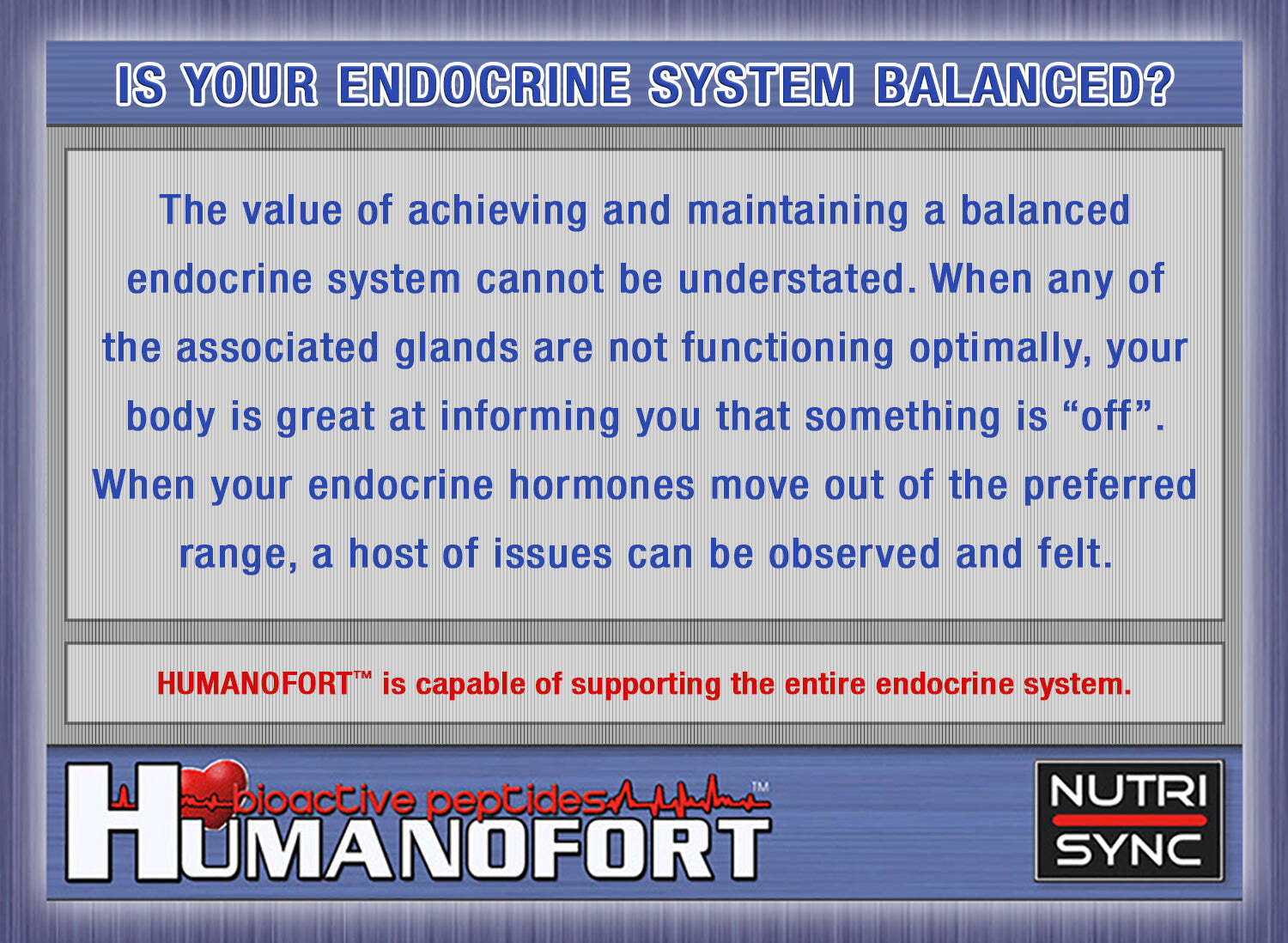 Nutri-Sync HUMANOFORT 200MG (60 Capsules)