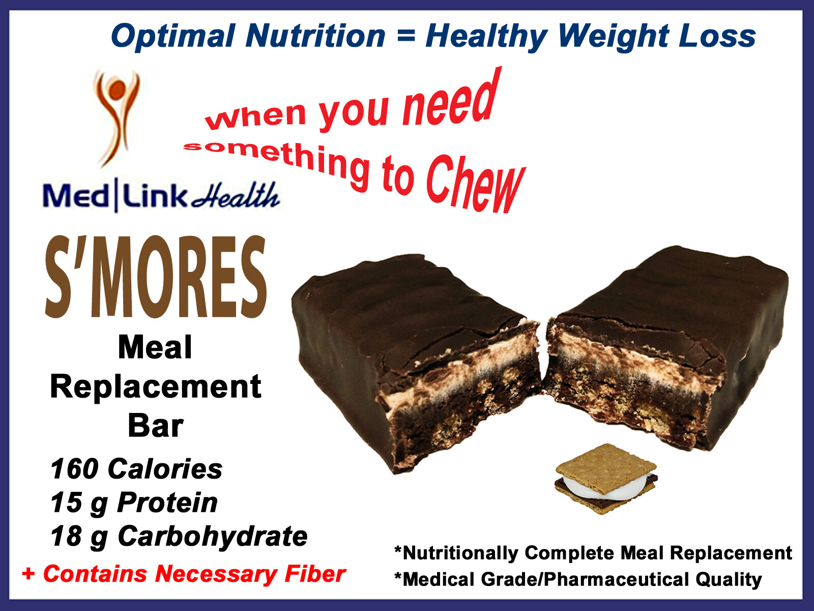 S’MORES BAR Weight Loss | 3 Boxes | SIMILAR TO Optifast 800