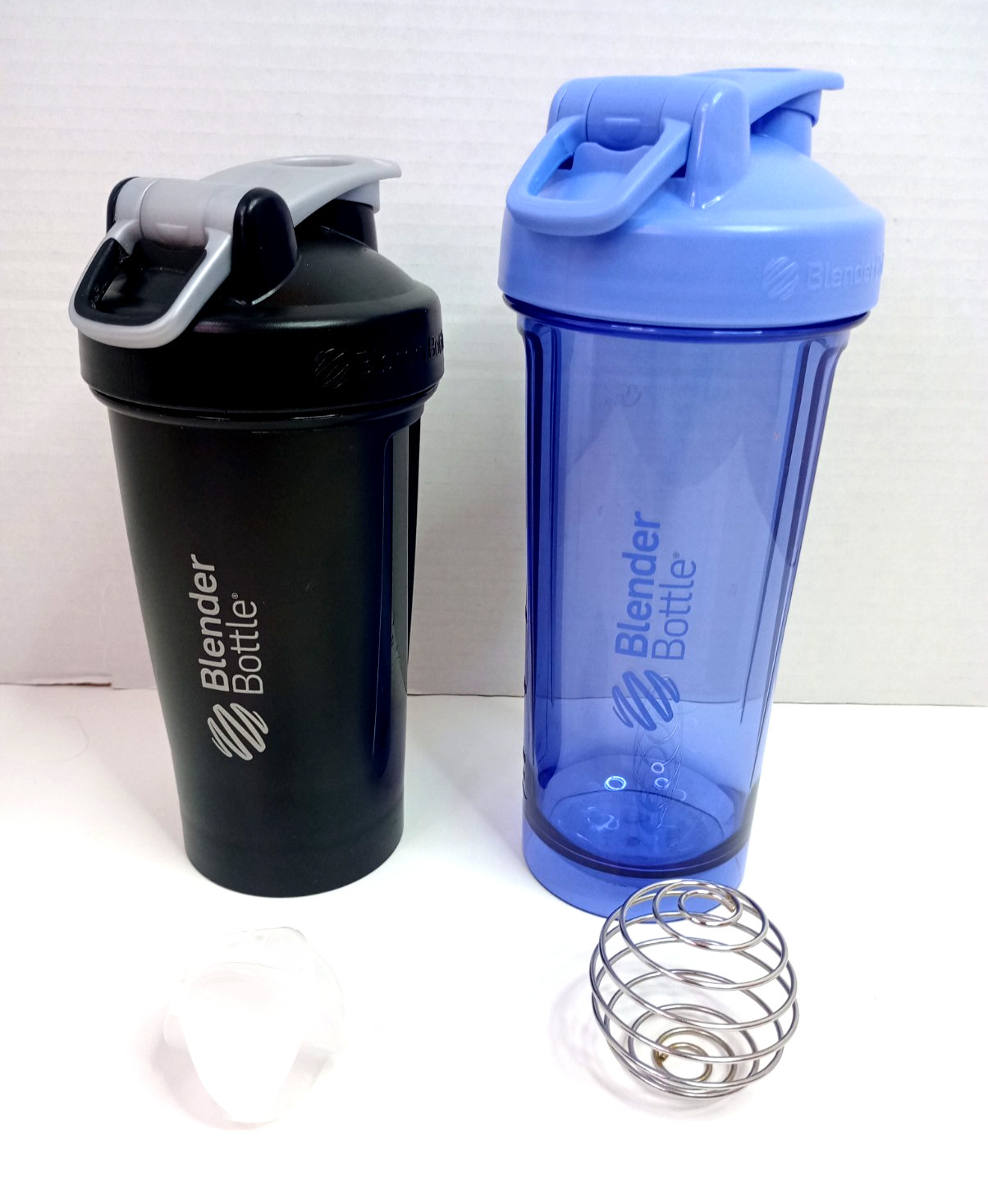 Blender Bottle Lavender 24 oz Pro 28 & Black 22 oz Classic V2 Shaker Bottle