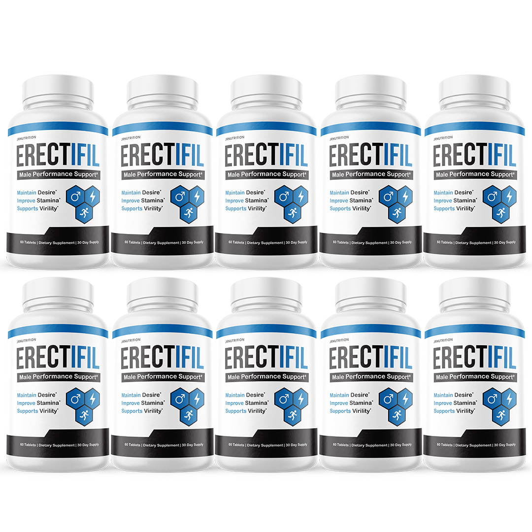 Erectifil Tablets – All Natural Support For Men – 10 Bottles