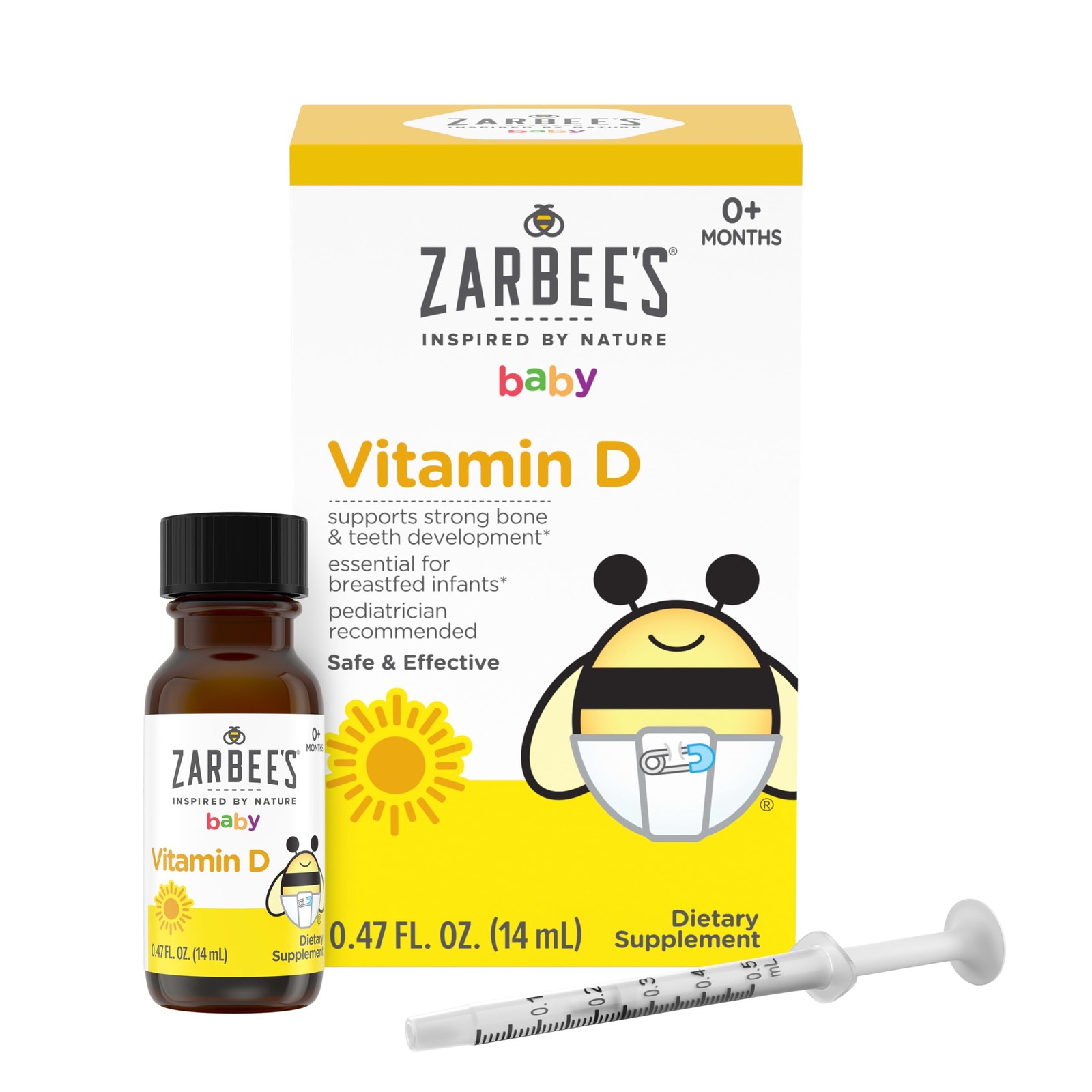 D Drops for Infants, 400IU (10mcg) Baby & Liquid , Newborn & Up, Dropper , 0….