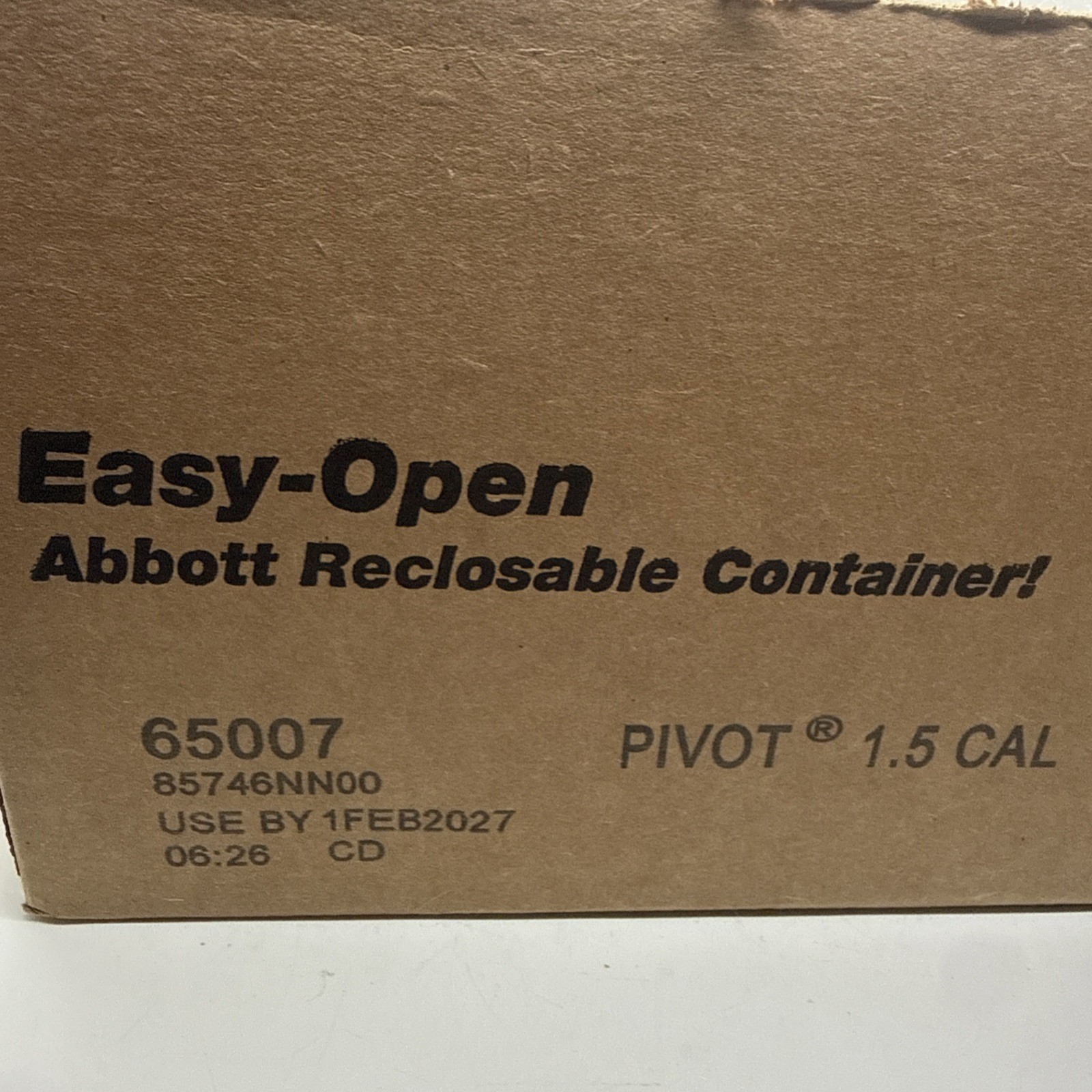 Abbott Pivot 1.5 Cal HIGH PROTEIN-VANILLA 8-FL. OZ Liquid Formula 24 Per Case