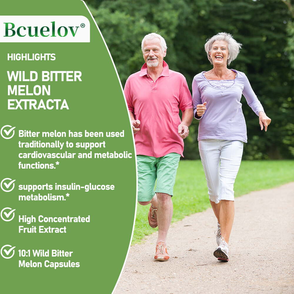 Bitter Melon 1000mg | Non-GMO Extract CAPSULES-BLOOD PRESSURE & CHOLESTEROL