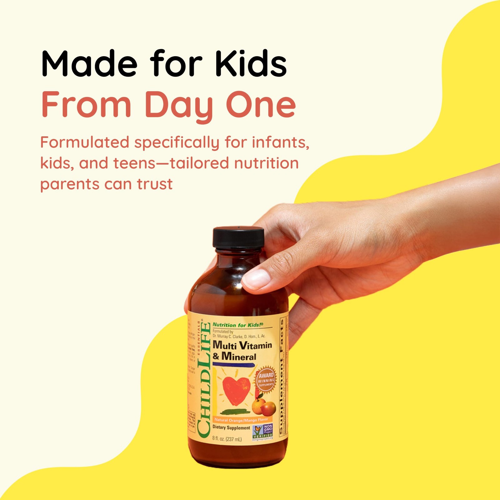CHILDLIFE ESSENTIALS Kids Multivitamin & Mineral – 8 Fl Oz (Pack of 1)