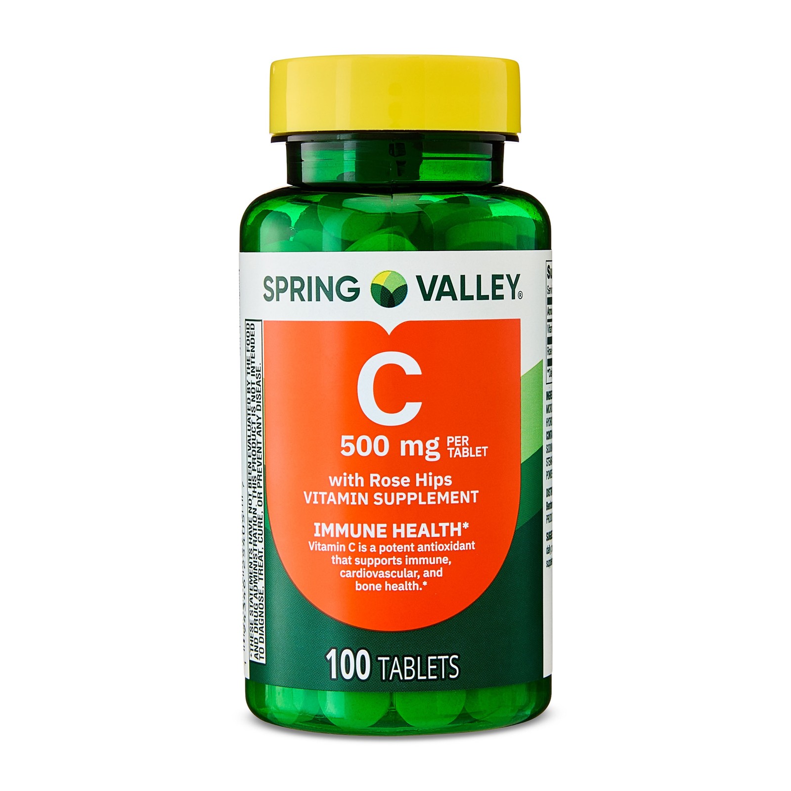 Vitamin C 500Mg with Rose Hips Immune Support 100 Tablets