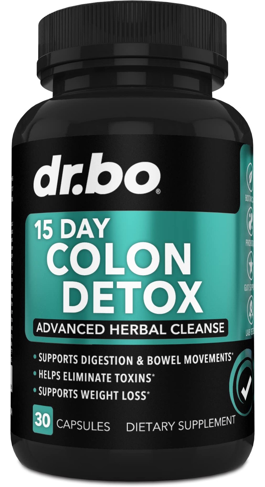 Colon Cleanser Detox for Weight Flush – 15 Day 30 Count (Pack of 1)