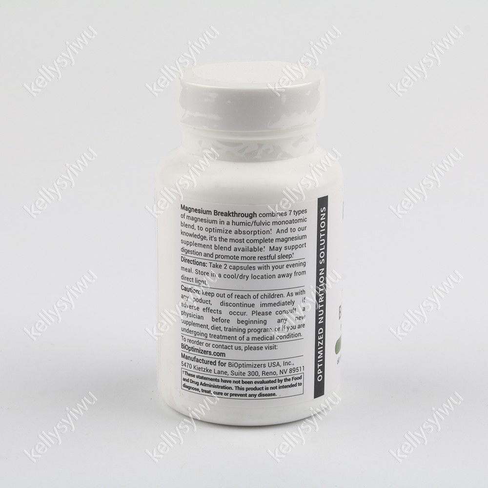 BiOptimizers Magnesium Breakthrough 4.0 – 60 Capsules（1-3 bundle