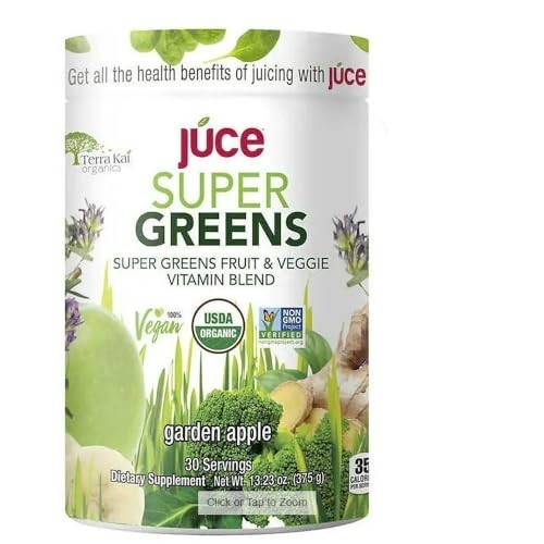 Super Fruit & Veggie Blend Drink – Garden Apple, 13.2oz, 30 Servings, Organic Ju