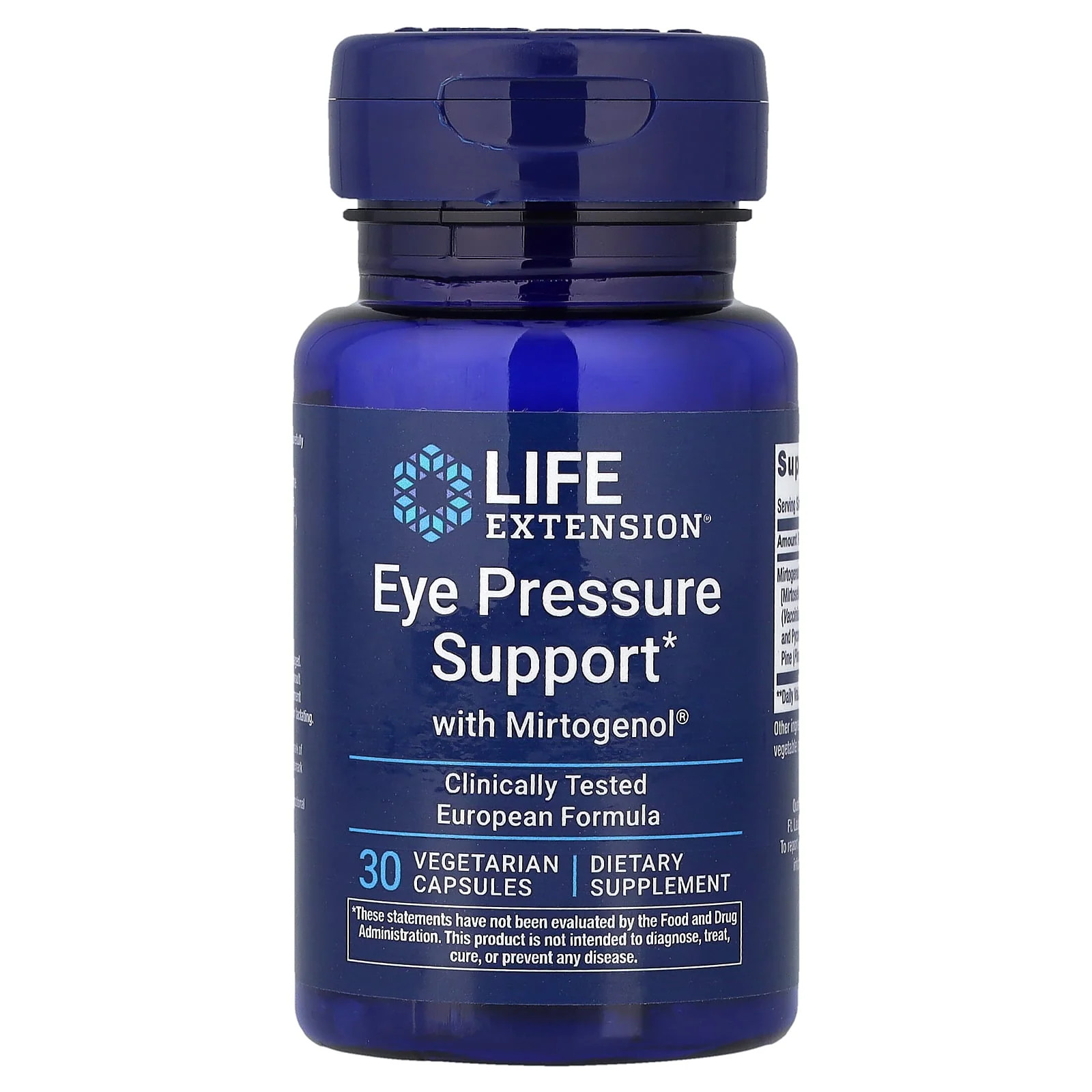 2 X Life Extension, Eye Pressure Support with Mirtogenol�, 30 Vegetarian Capsul