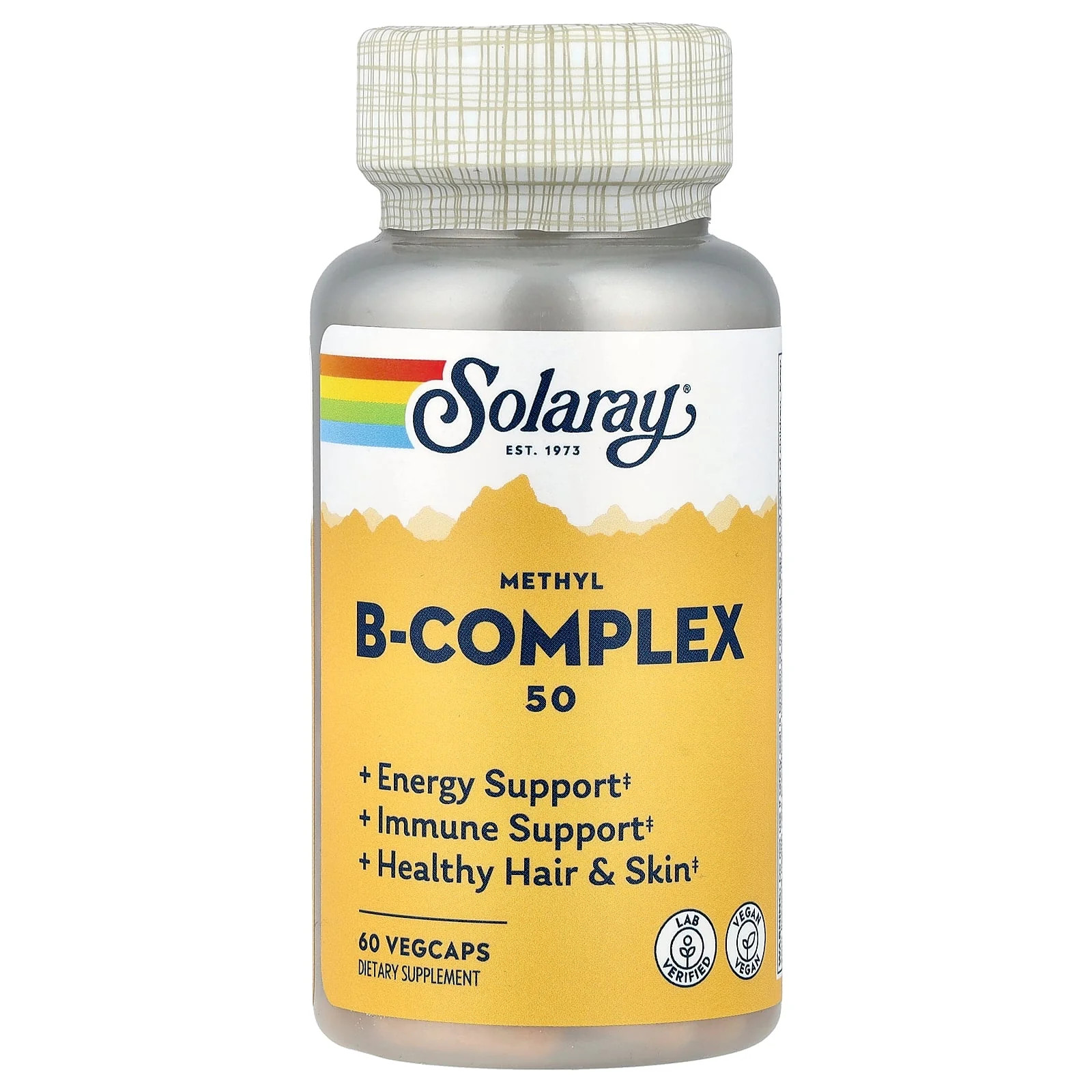 2 X Solaray, Methyl B-Complex 50, 60 VegCaps