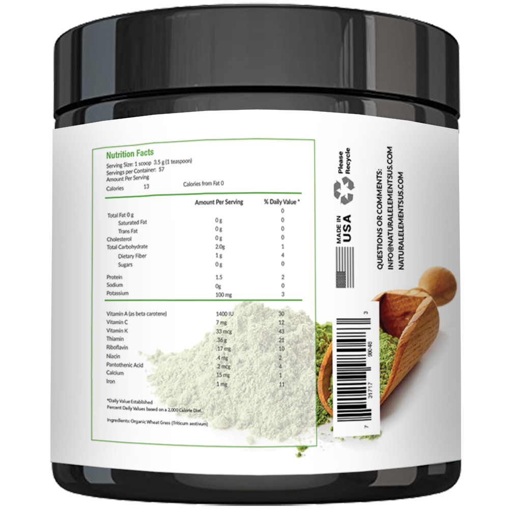 Wheatgrass Powder – USDA Certified Organic Wheat Grass Powder