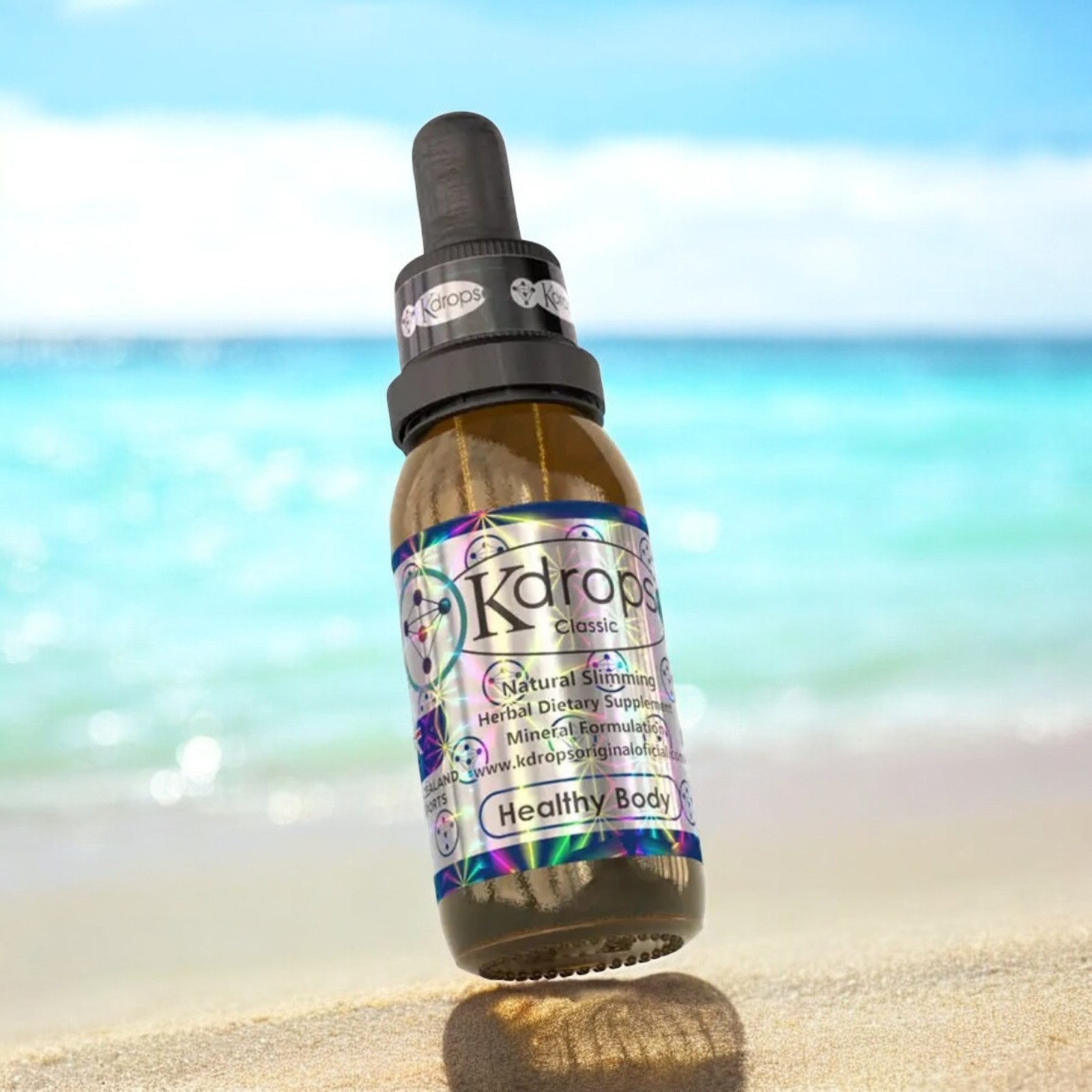 KDROPS Slimming Drops Herbal Liquid Supplement 9 Botanical Ingredients