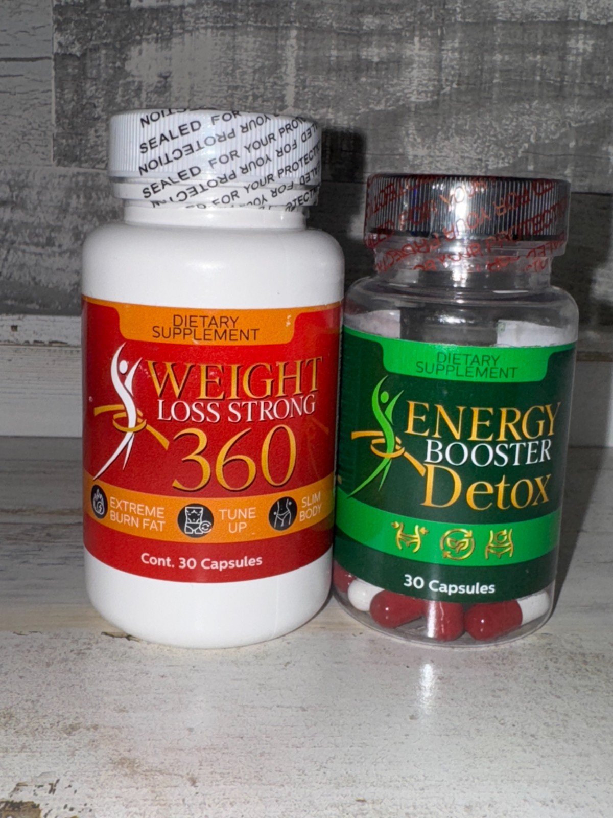Weight loss Strong 360 and Energy Booster detox Pack