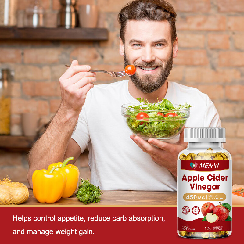 Apple Cider Vinegar Capsules – 450 mg with The Mother Keto Diet Supplement 120pc