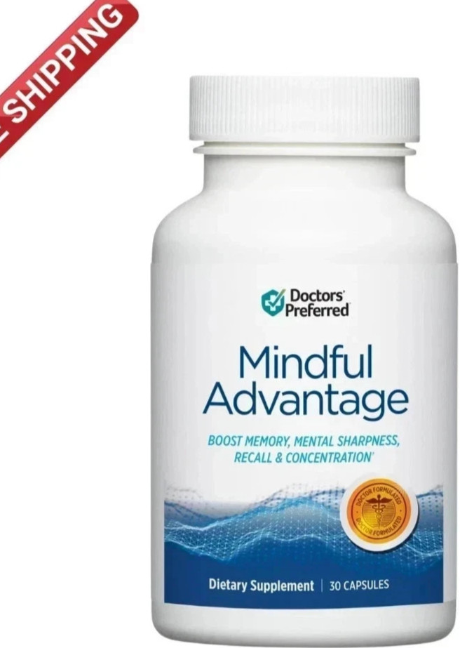 Mindful Advantage Brain Memory Focus Supplement – 30 Caps