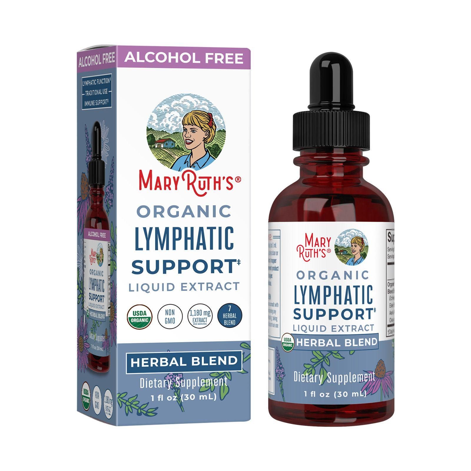 NEW LUXRY Mary Ruth’s Organic Lymphatic Support Liquid Extract