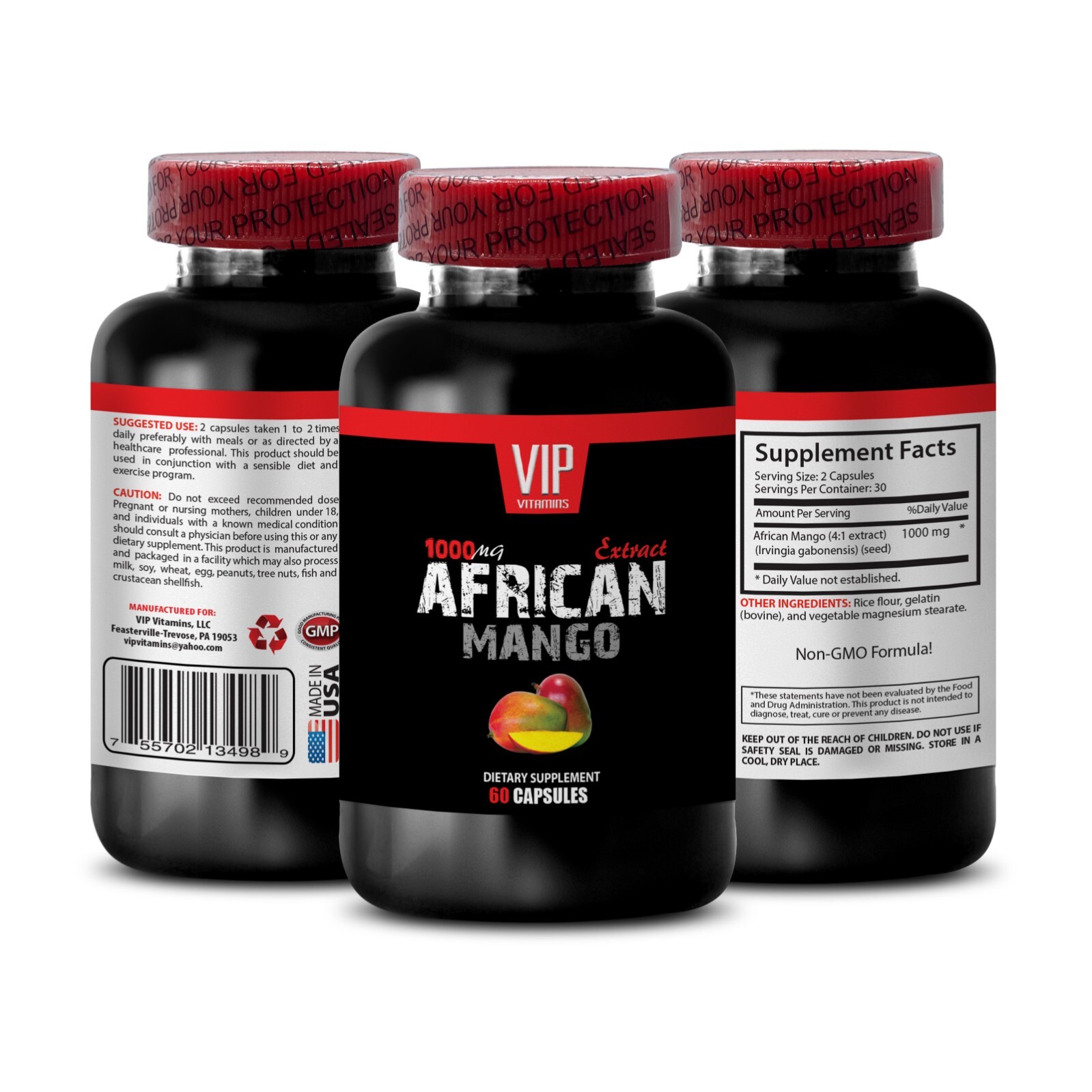 organic african mango – AFRICAN MANGO EXTRACT 1000mg – Antioxidant supplement -3