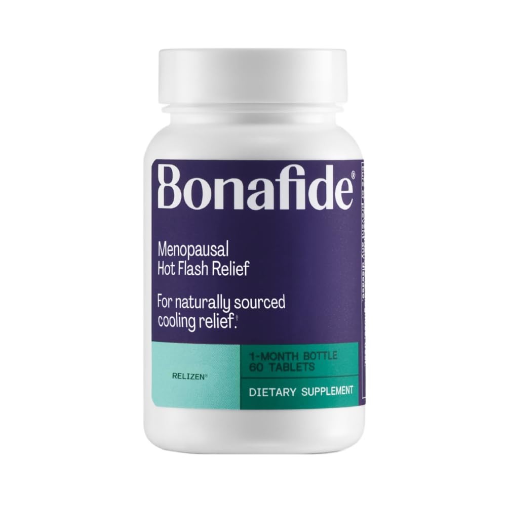 Relizen by Bonafide. Relief from Menopausal Hot Flashes Night Sweats. — 1-Mo…