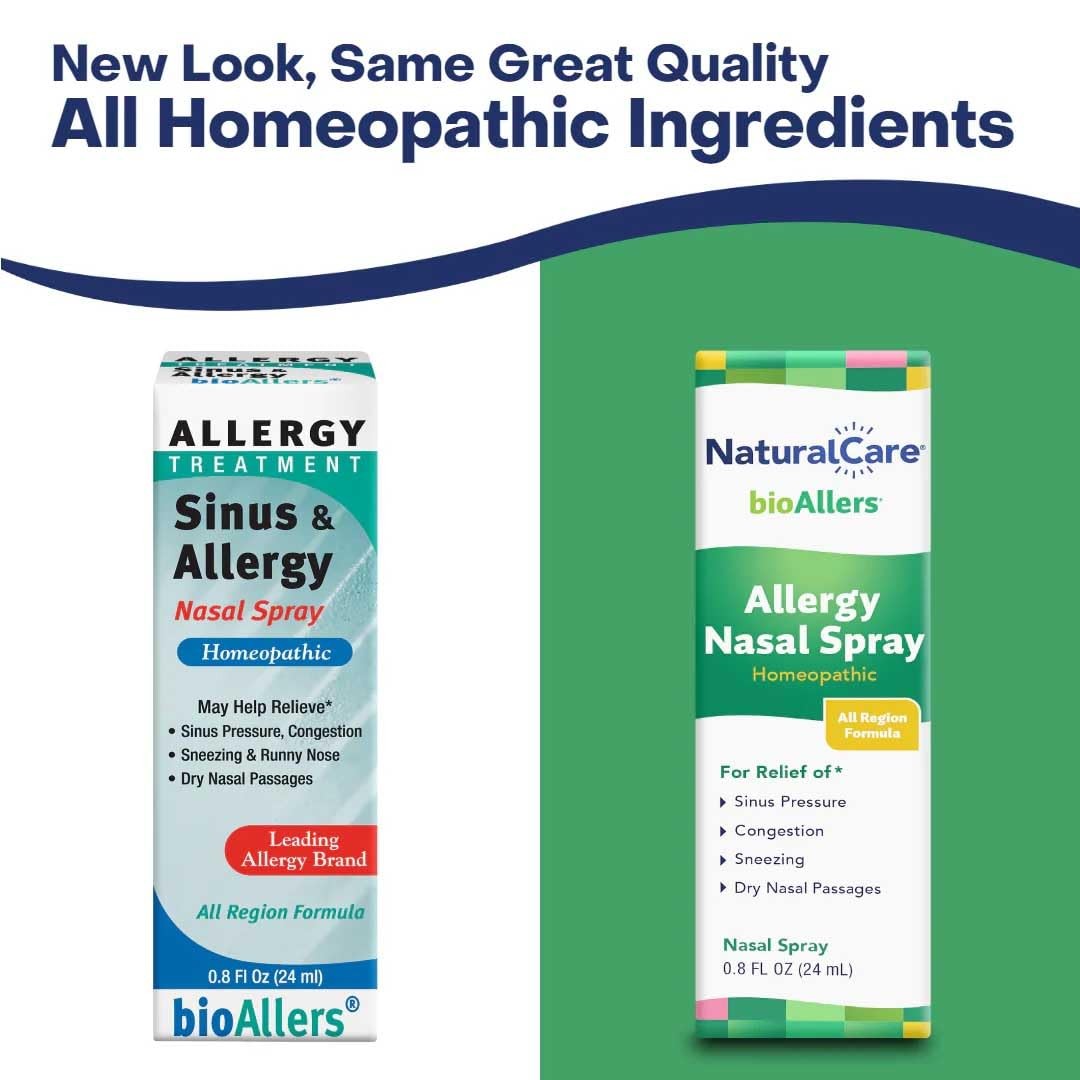 bioAllers NaturalCare Homeopathic Allergy 0.8 Fl Oz (Pack of 1), No Color