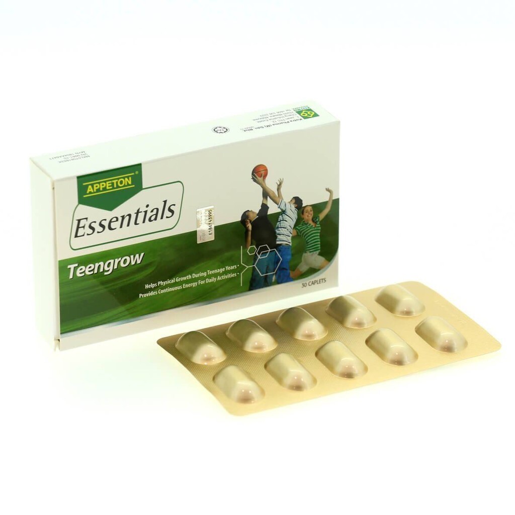 1 X Appeton Essential Teengrow Increase Height & Growth Teenagers -FREE SHIPPING