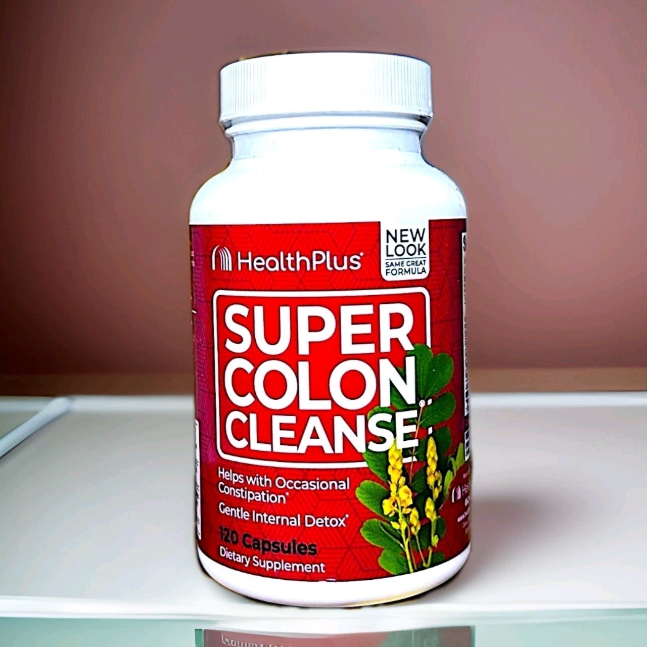 Super Colon Cleanse 120 Capsules Health Plus Gentle Detox GF Exp 5/27 NEW/SEALED