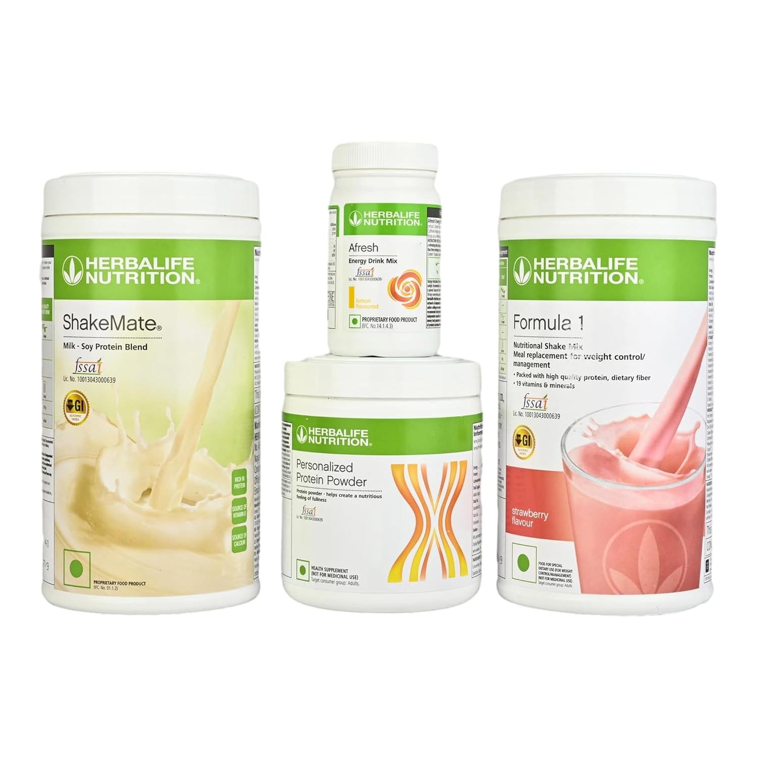 Herbalife Nutrition Weight Loss Package Afresh + Shakemate + Protein + Formula 1