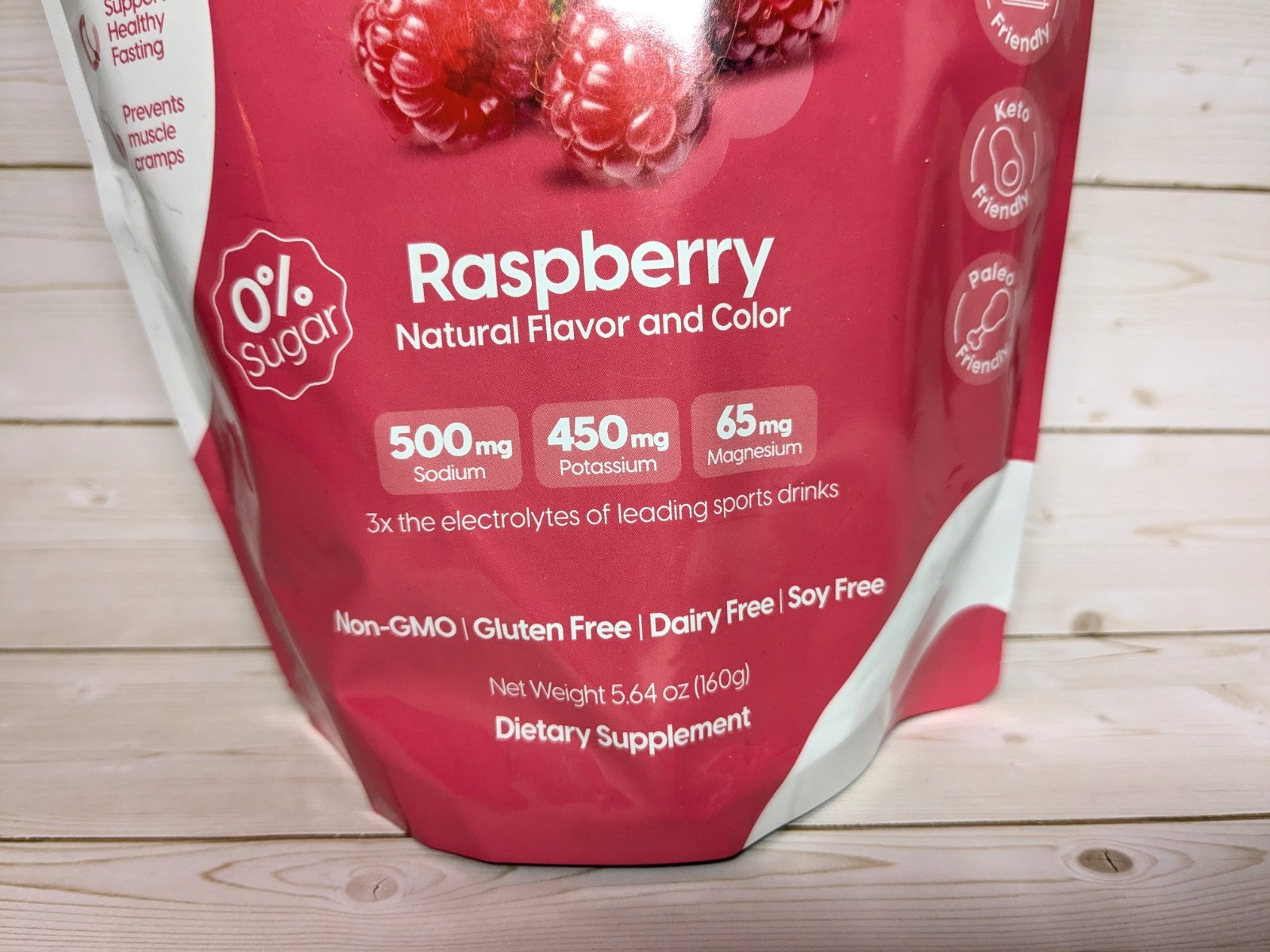 Vivalyte Sugar Free Stevia Electrolyte Powder Raspberry Drink Packets 20 ct.