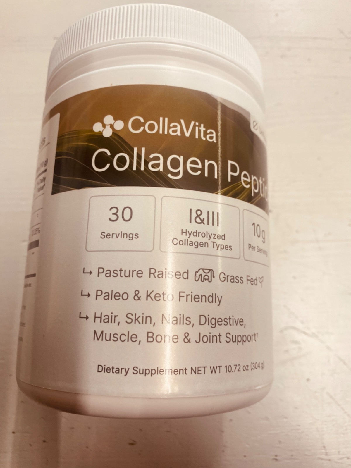 Colla Vita Collagen Peptides Powder Grass-Fed Pasture-Raised Hydrolyzed Colla…