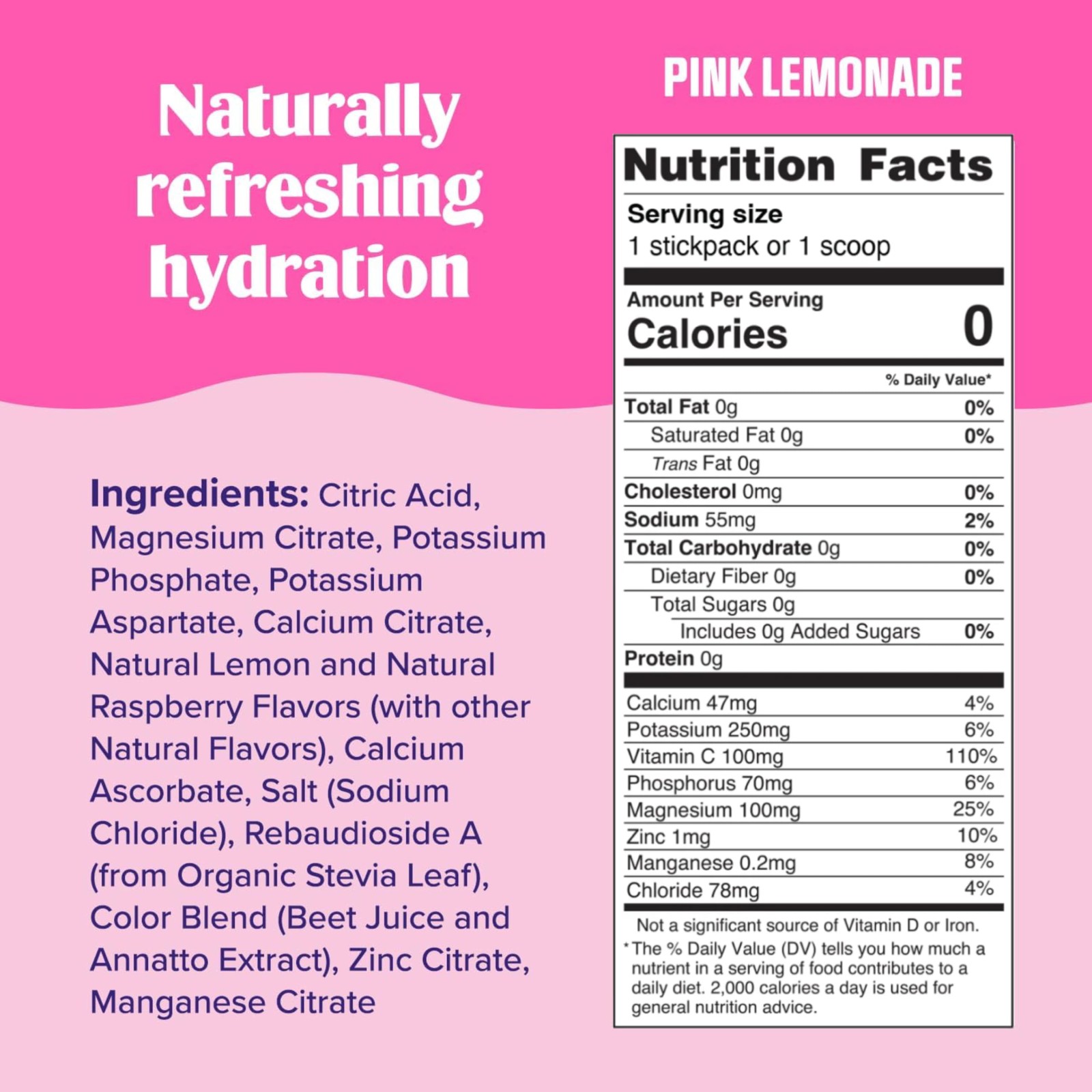 Ultima Replenisher Daily Electrolyte Powder – Pink Lemonade, 20 Stickpacks – …