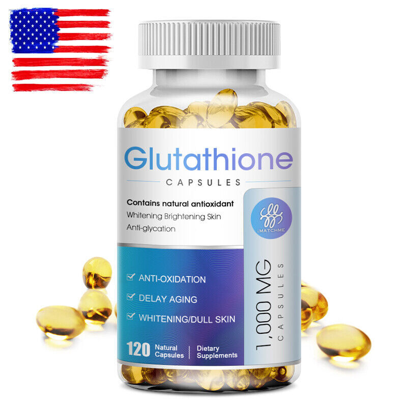 120 capsules collagen glutathione pills whitening skin bleaching lightening love