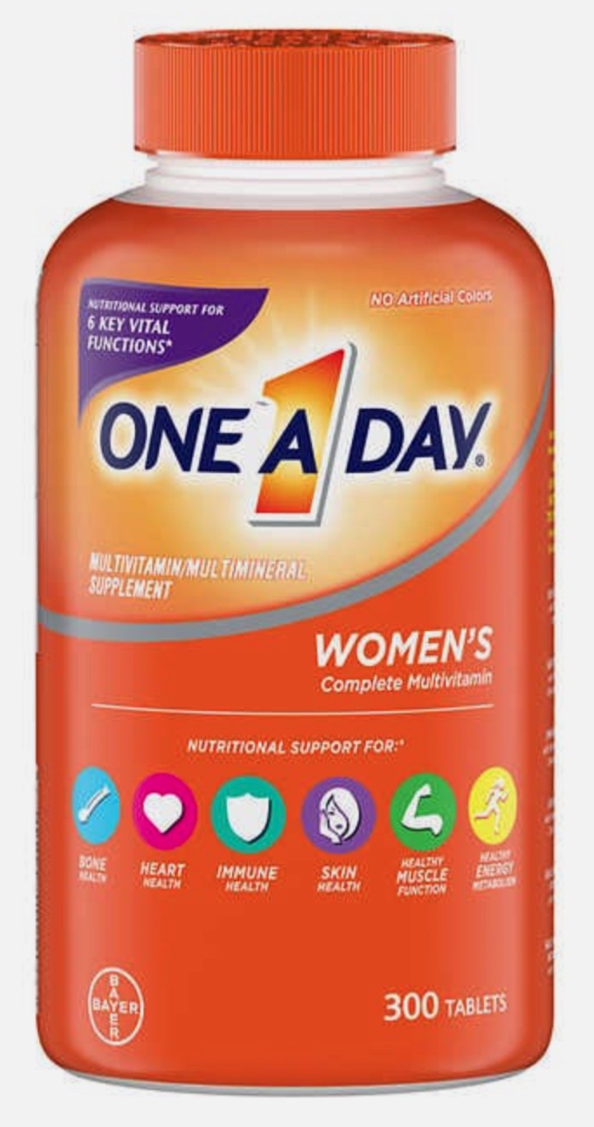 One A Day Women’s Multivitamin, 300 Tablets NEW EXP: 08/2027
