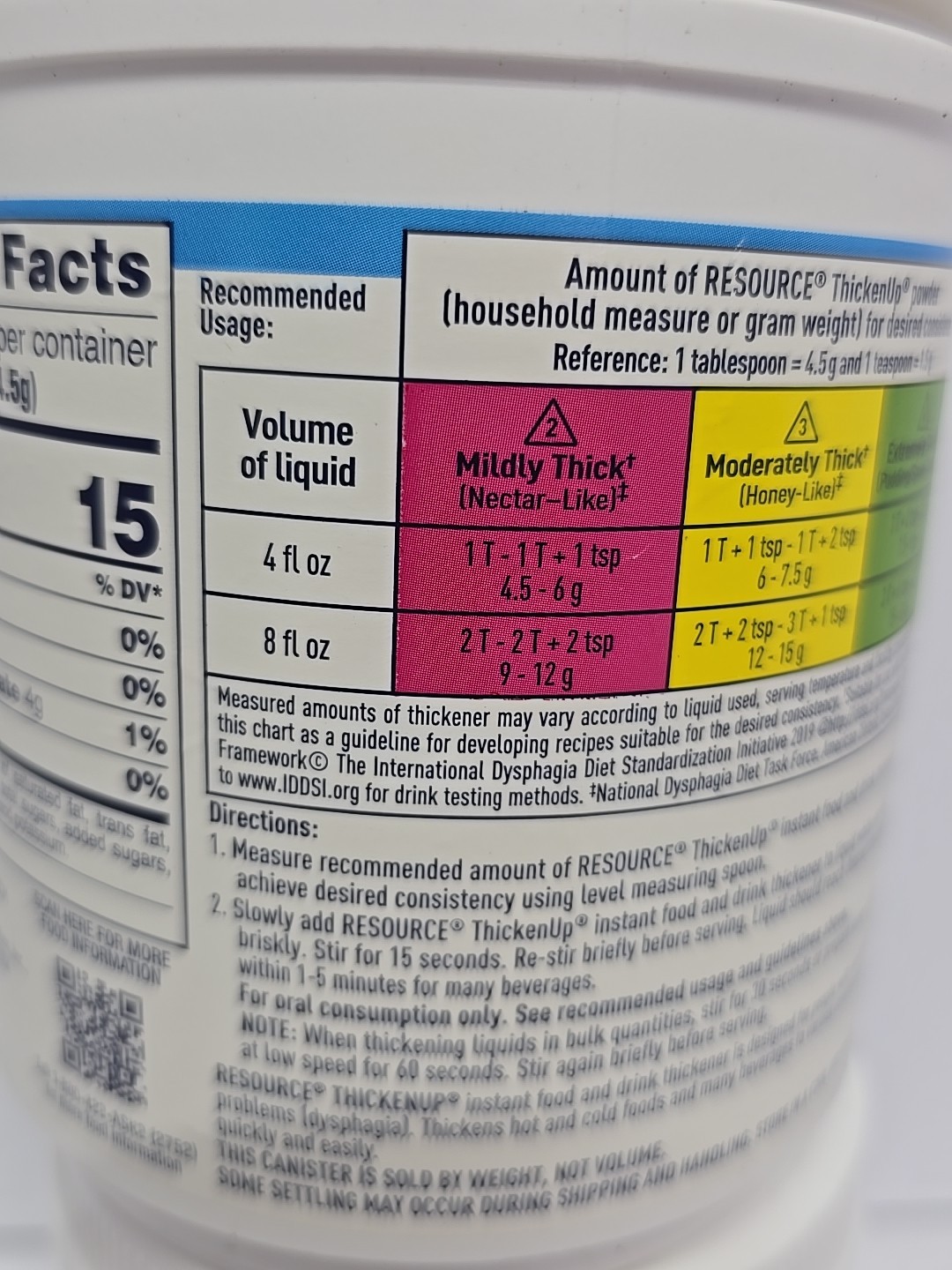 Nestle Resource ThickenUp Instant Food & Drink Thickener 8 Oz Lot Of 2