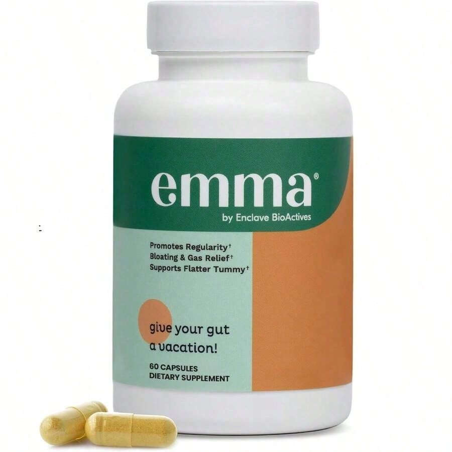 Emma Gut Health Doctors Endorsed Supplement 60 Capsules Per Bottle
