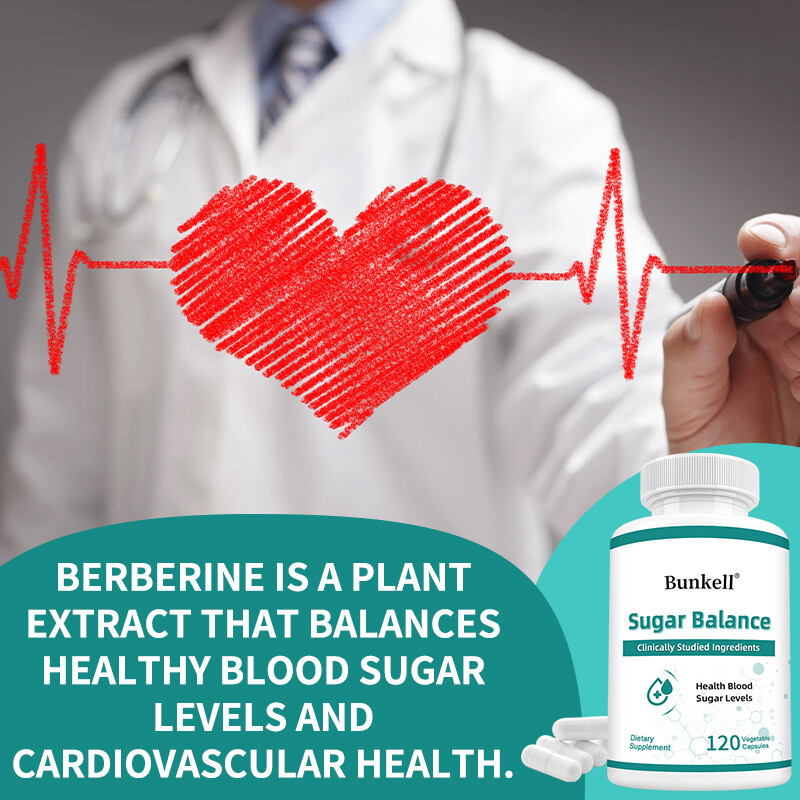 Sugar Balance Supplement Blood Sugar Support Glucose Metabolism Natural Capsules