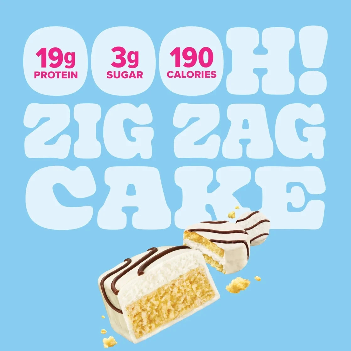 Pure Protein Pure Protein Bars Non-GMO, High Protein, Zig Zag Cake, 12 Count