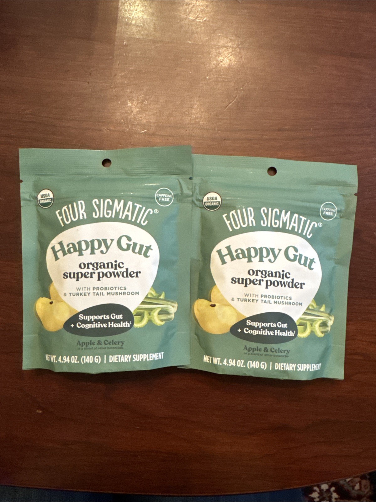 2 Packets Four Sigmatic Apple & Celery Gut Health 4.94 Oz