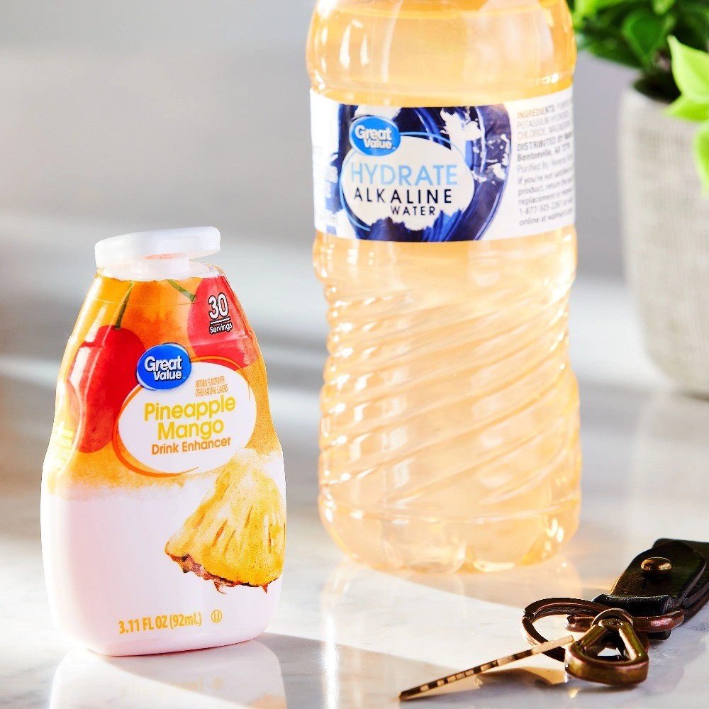 Tropical Pineapple Mango Liquid Drink Enhancer 2 Pack 3.11 fl oz Bottle