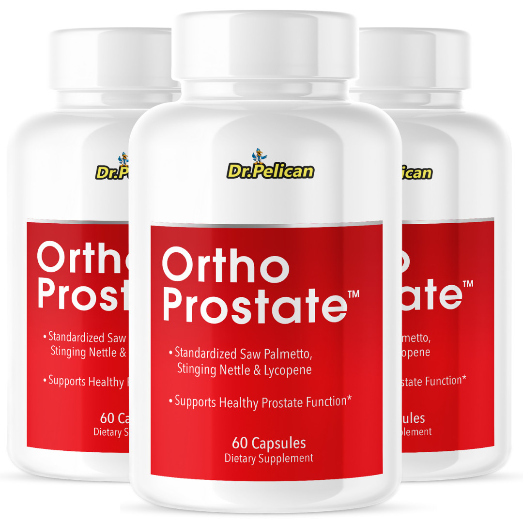 Ortho Prostate- Support Supplement for Men – Urinary & Bladder Health-3 Bottles